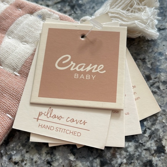 Crane Baby Jacquard Pillow Cover Copper Moon Phase. 12”x16”. 100% Cotton. New! - Picture 4 of 7